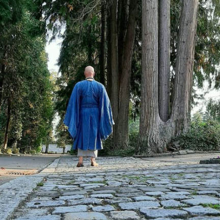 st gallen funeral service with celebrant abbot Reding from the Honora zen monastery