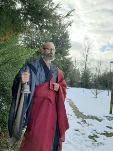 Abbot reding (zen monk in switzerland) buddhist funeral orator | honora zen monastery