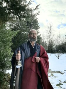 Abbot reding (zen monk in switzerland) buddhist funeral orator | honora zen monastery