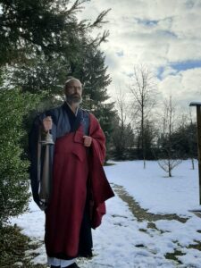 Abbot reding (zen monk in switzerland) buddhist funeral orator | honora zen monastery