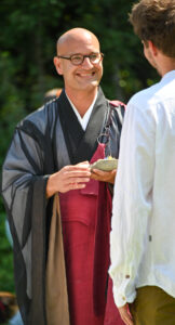 Wedding celebrant zen monk abbot reding | honora zen monastery