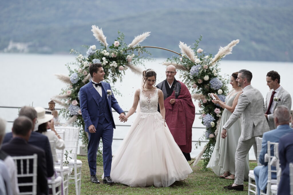 Lake como wedding speaker zen monk marcel reding at the palazzo gallio in italy | honora zen monastery