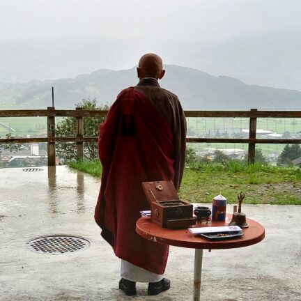 Symbolic Wedding in Switzerland with Zen Monk
