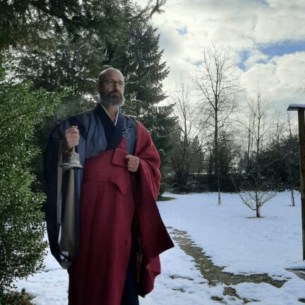 Abbot Reding swiss zen monk from the Honora Zen Monastery is your funeral orator