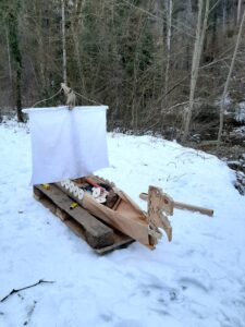 Evening funeral in the forest with abbot reding | honora zen monastery