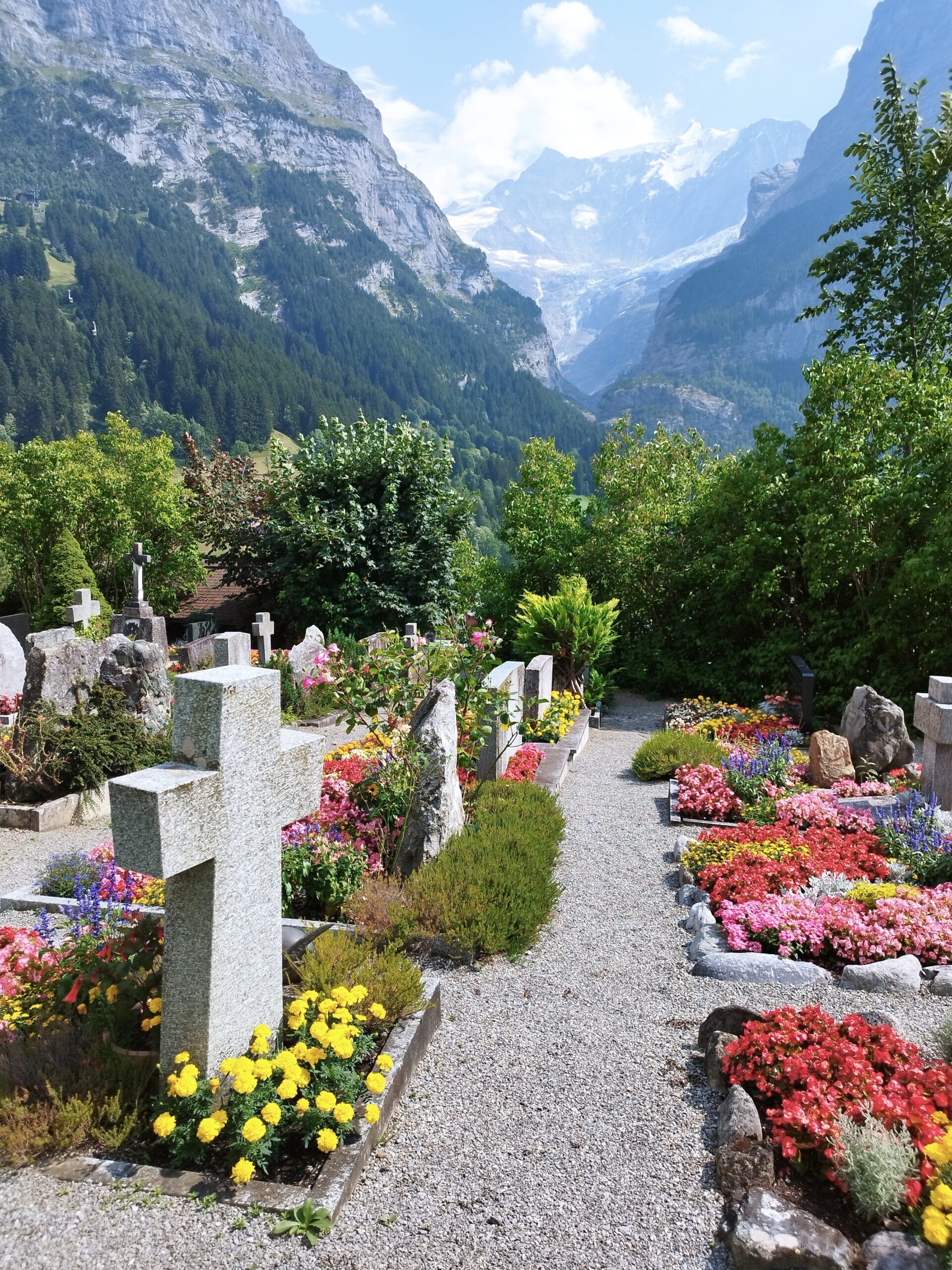 Funeral Service Swiss Alps Abbot Reding scatter Ashes Grindelwald Jungfraujoch