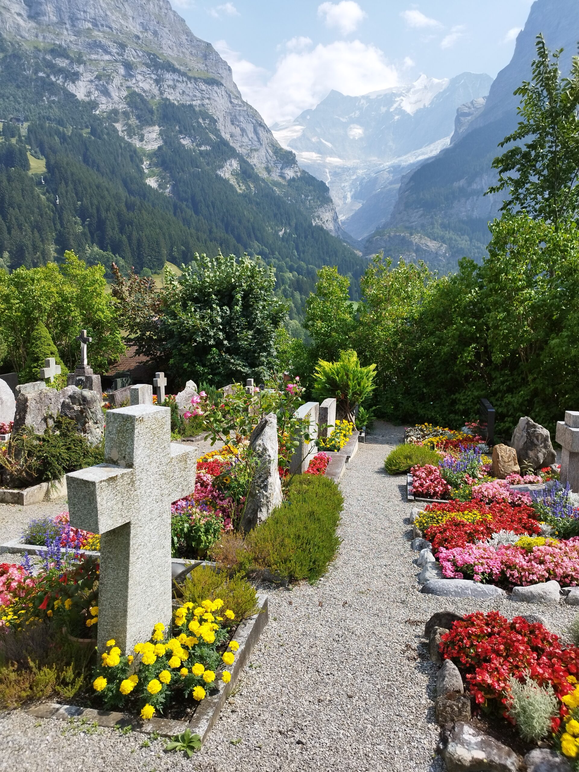 Funeral Service Swiss Alps Abbot Reding scatter Ashes Grindelwald Jungfraujoch