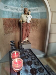 Sacrificial Candle at the Church