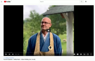 funeral celebrant speaker Switzerland Abbot Reding (zen monk)