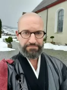 Abbot reding funeral orator in switzerland für the non-denominational funeral | honora zen monastery