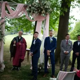 Wedding in Italy with Abbot Reding