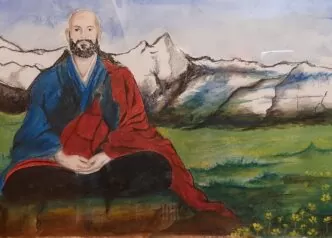 Abt Honora Zen Kloster Pater Reding im Meditationszentrum