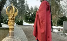 Abbot Reding swiss zen monk from the Honora Zen Monastery is your funeral orator