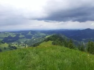 Meditieren und Wandern