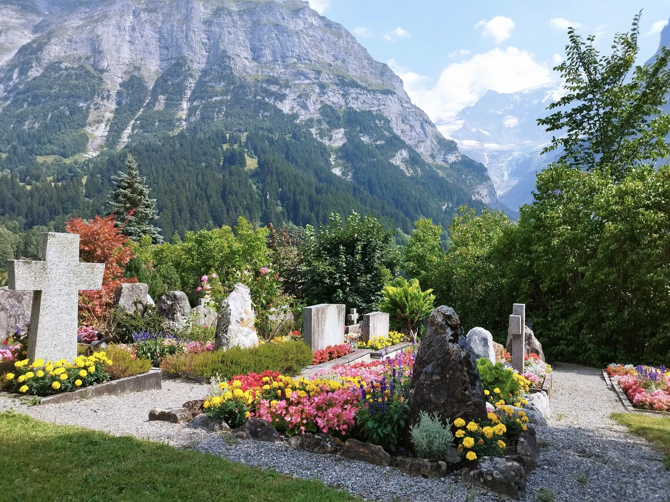 Funeral service swiss alps abbot reding scatter ashes grindelwald jungfraujoch | honora zen monastery