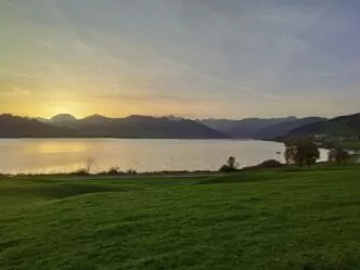 Sihlsee bei der Pilgerreise des Zen